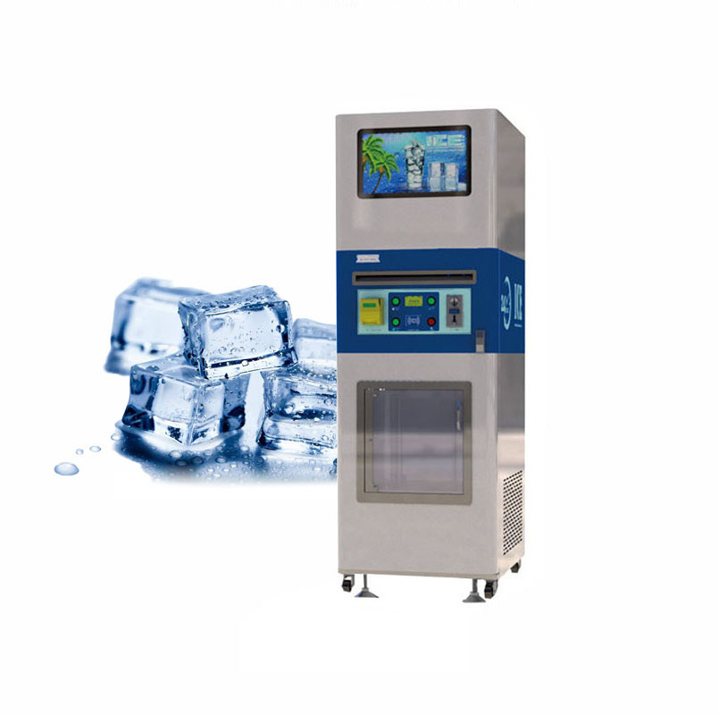 Factory Wholesale Self Service Ice Dispenser Automatic Bagging Ice Vending Machine