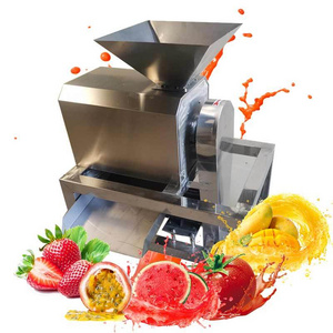 500 KG/H Peach Commercial Berry Mango Tomato Fruit Juice Extractor Guava Persimmon Pulping Pulper Machine