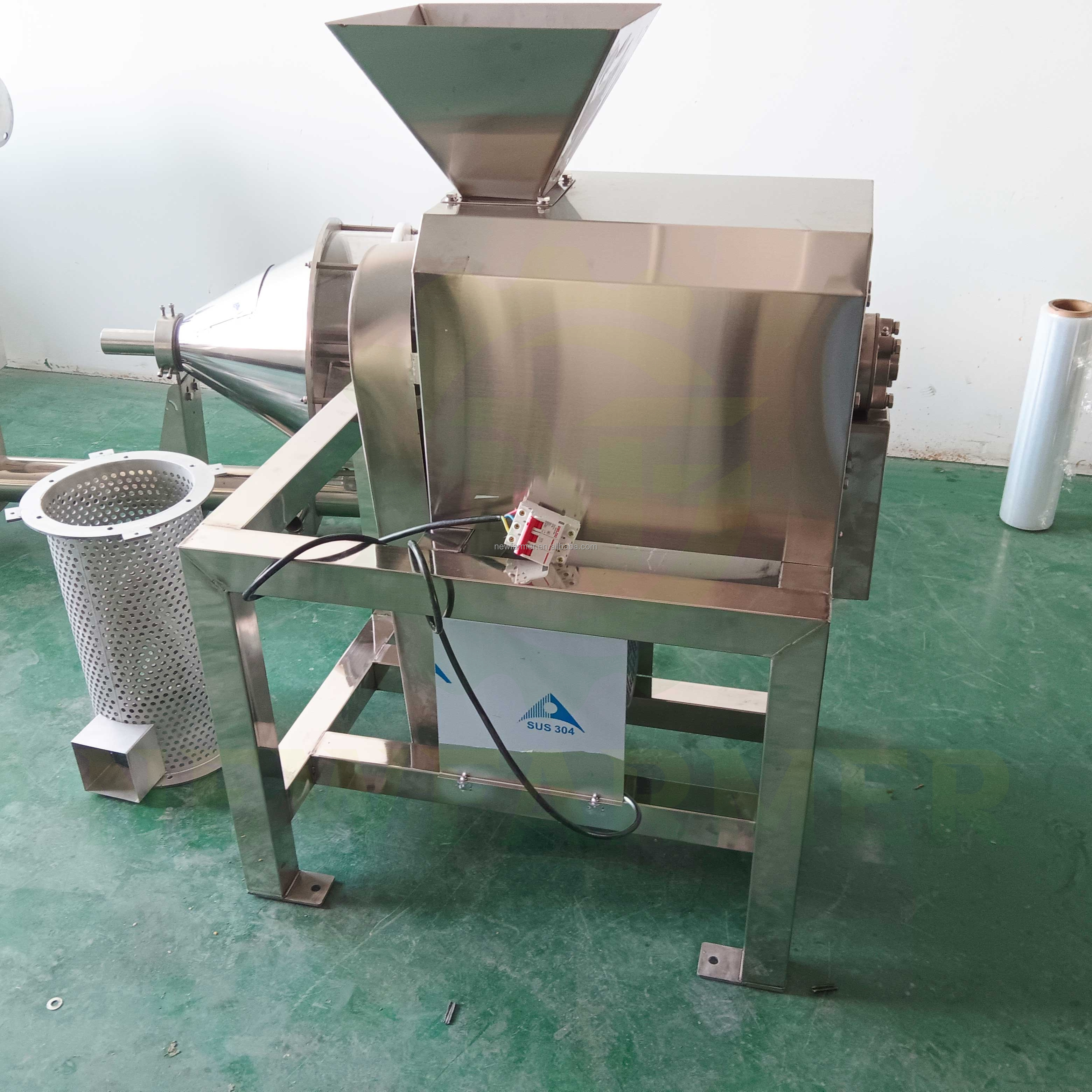 500 KG/H Peach Commercial Berry Mango Tomato Fruit Juice Extractor Guava Persimmon Pulping Pulper Machine