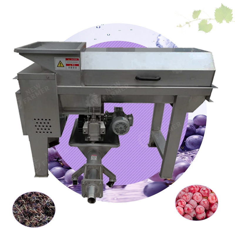 Grape Stalk Removing Machine /Grape Destemmer And Crusher /Grape Destemming Machine