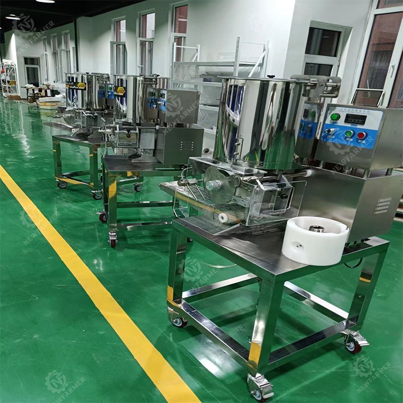 Commercial Chicken Nuggets Production Line Patty Forming Machine Burger Patty Press Machine