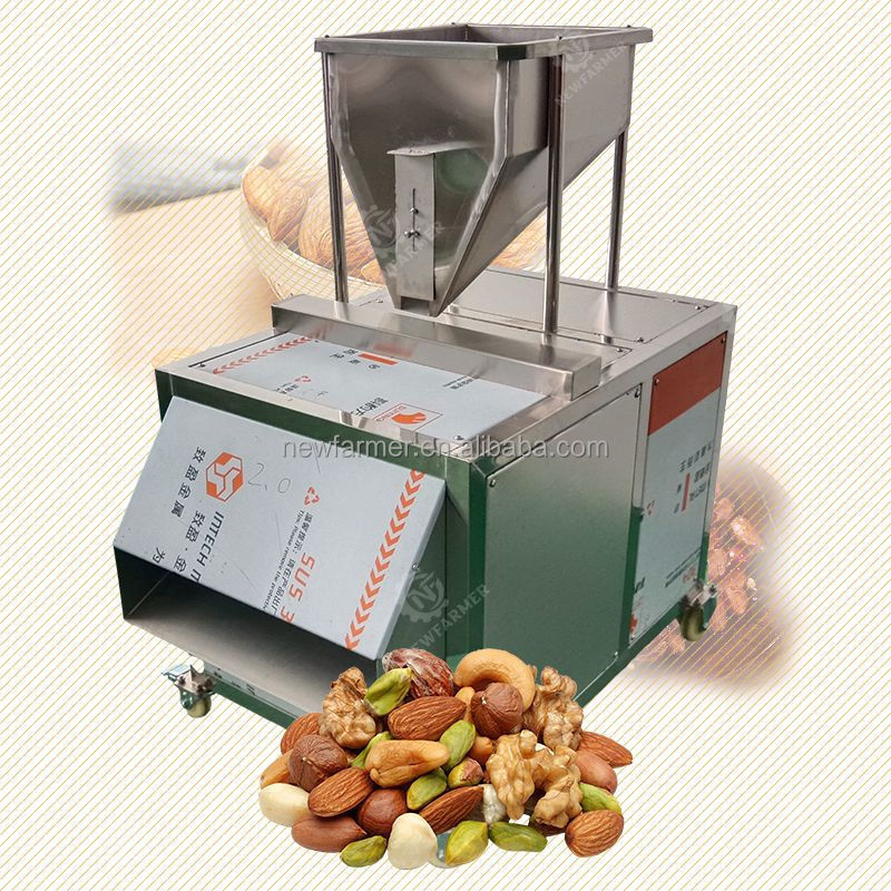 Groundnut Slice Cutter Chestnut Cashew Pistachio Peanut Slicing Nut Cutting Machine Almonds Nuts Slicer CE Approved