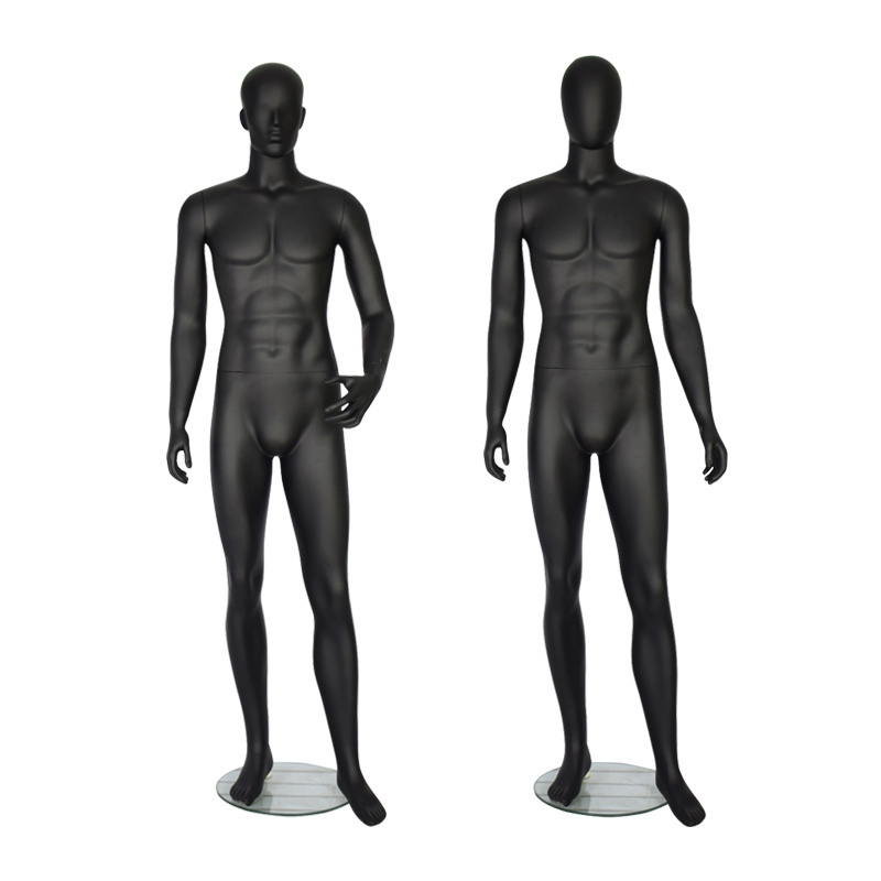 High Quality Realistic Male Mannequin Full Body Half Body Combination Head Dummy Mannequin For Male