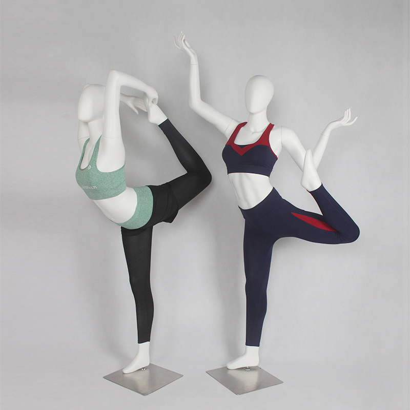 Sportswear Yoga Model Props Female Full Body Stand-Alone Pose Window Display Dummy Dance Full Body Mannequin