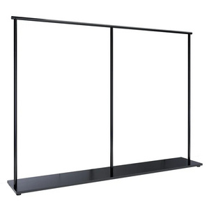 Custom Black Metal Clothes Stand Apparel Garment Display Rack Clothes Metal Black Clothing Rack