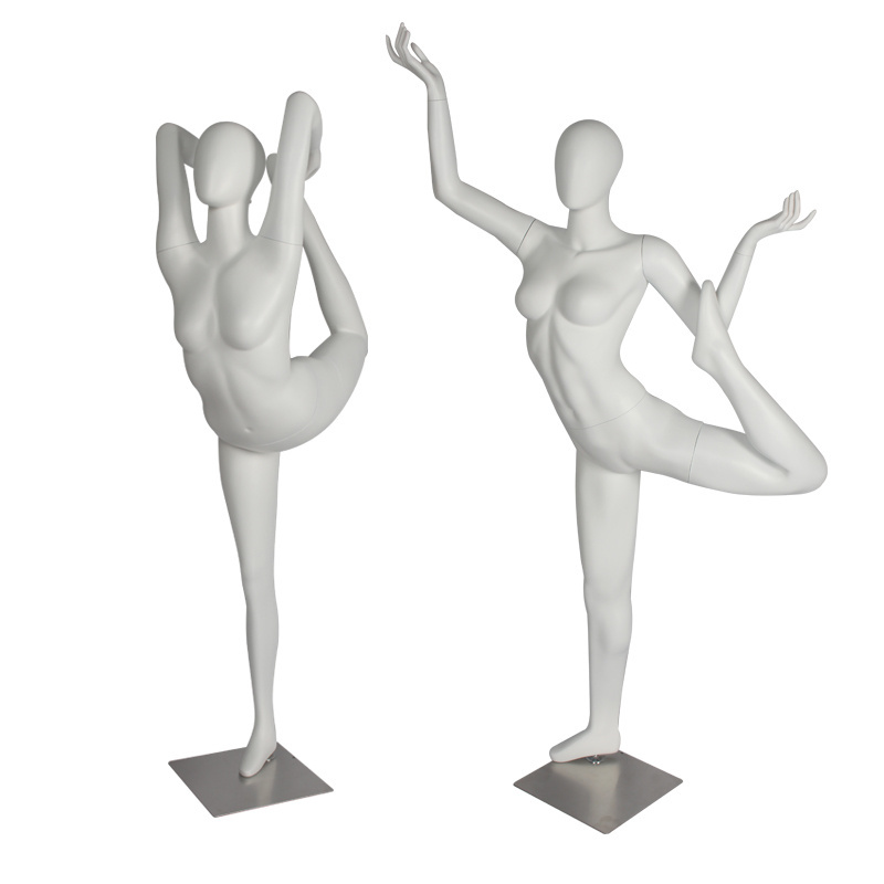 Sportswear Yoga Model Props Female Full Body Stand-Alone Pose Window Display Dummy Dance Full Body Mannequin