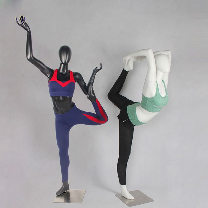 Sportswear Yoga Model Props Female Full Body Stand-Alone Pose Window Display Dummy Dance Full Body Mannequin