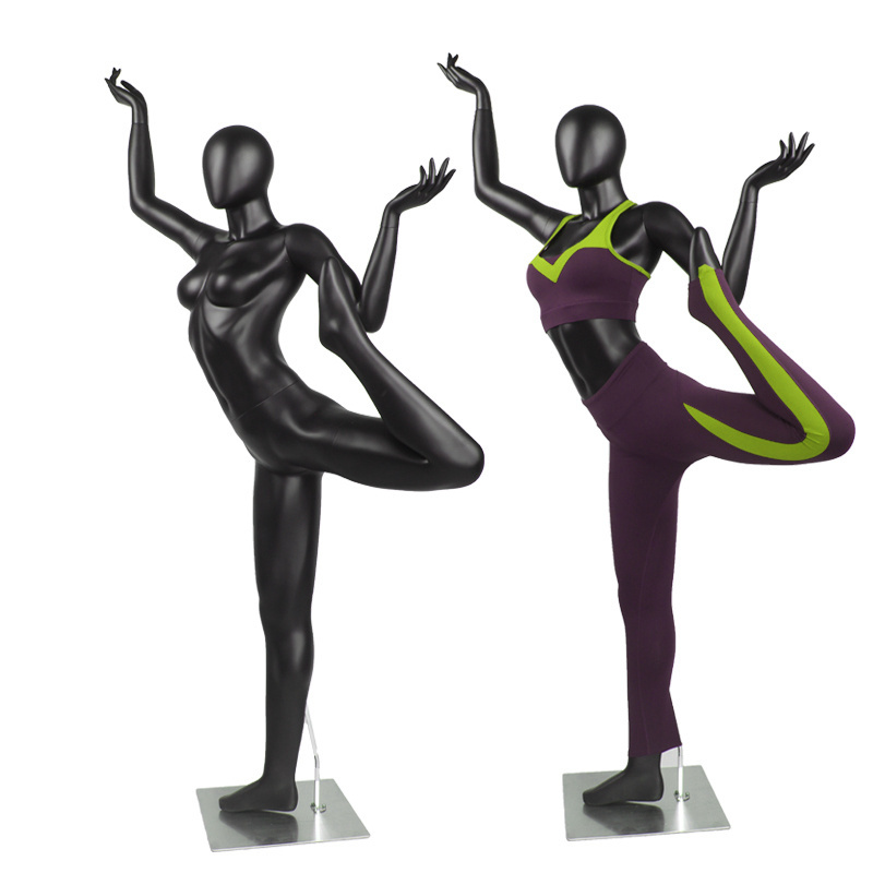 Sportswear Yoga Model Props Female Full Body Stand-Alone Pose Window Display Dummy Dance Full Body Mannequin