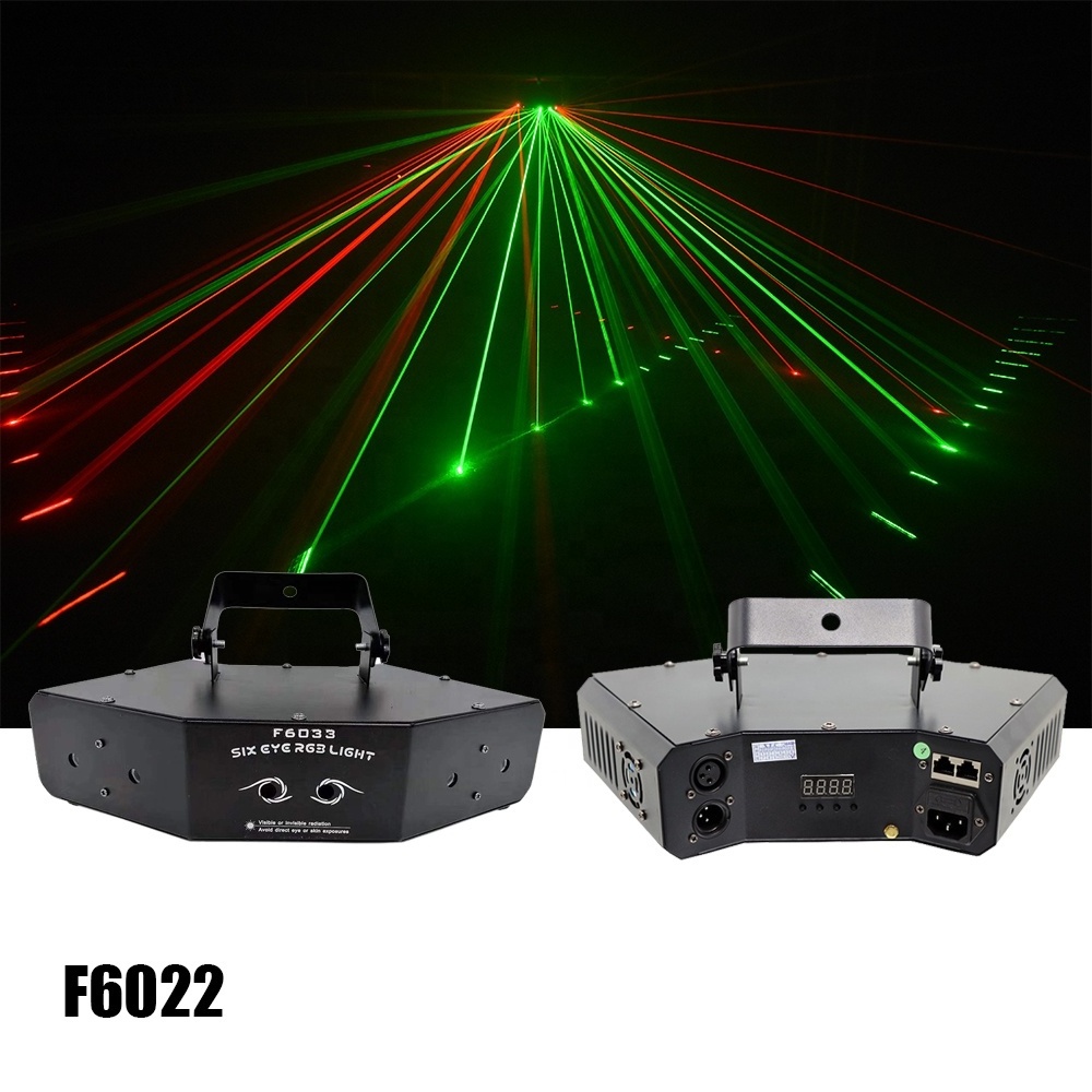 Dj disco lasers show stage Lazer 6 Eyes Mini Laser KTV Light