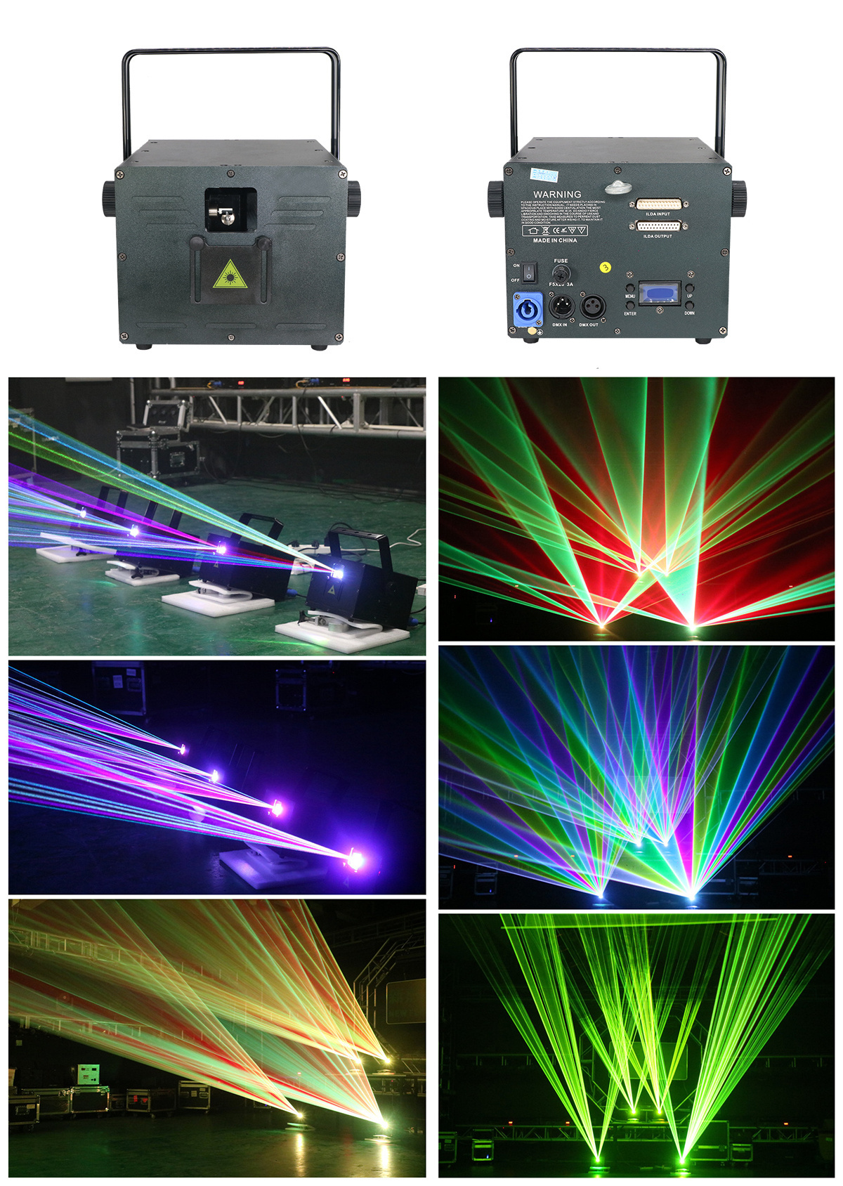 3w rgb laser light dj disco club 3 watt animation laser stage light