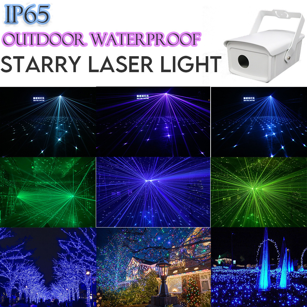 IP65 decoration outdoor garden home party ambient star sky laser projector starry romantic laser light