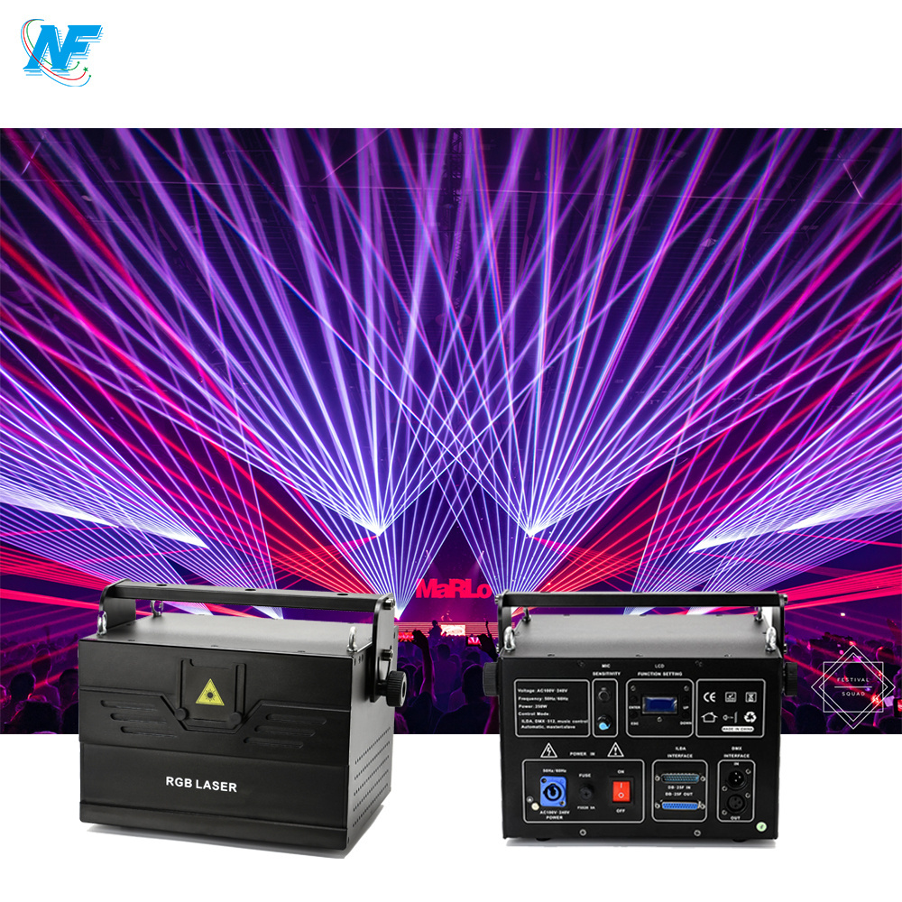 Dj club disco 1w 2w 3w 4w 5w 6w 8w 10w stage animation rgb laser light