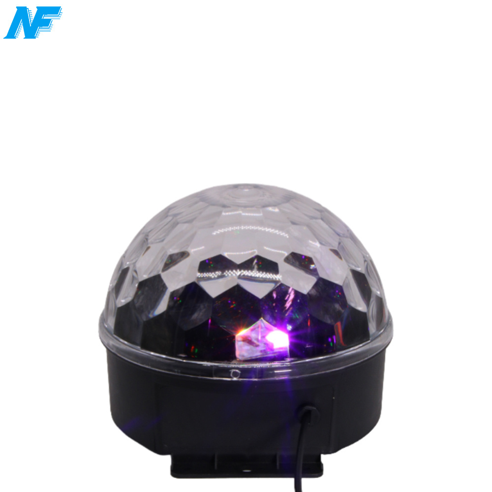 In Stock on sale Sound control LED Crystal Magical Ball Disco Lights RGB Mini Crystal Ball KTV Party Lights