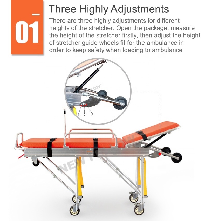 NF-A2 Hospital stretcher bed High quality ambulance stretchers