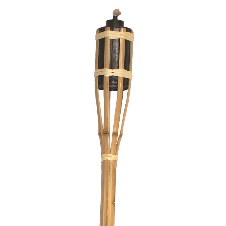 Tropical Decor Luau Party Garden Light Outdoor Lamp Tiki Bamboo Torch