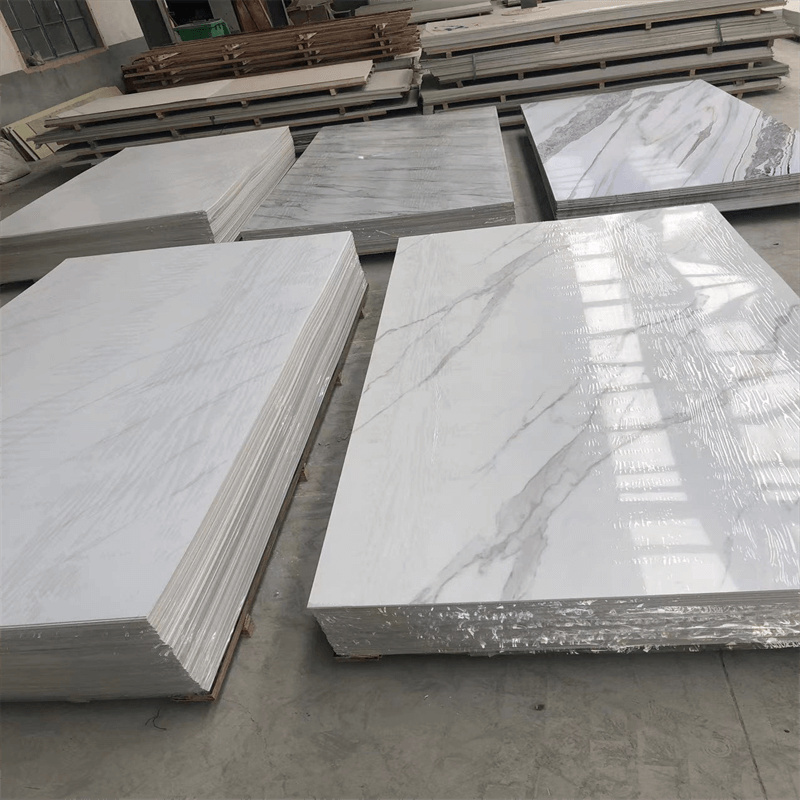 Board Pvc Fiber For Wall 3d Printing Uv Protective Marble Sheet