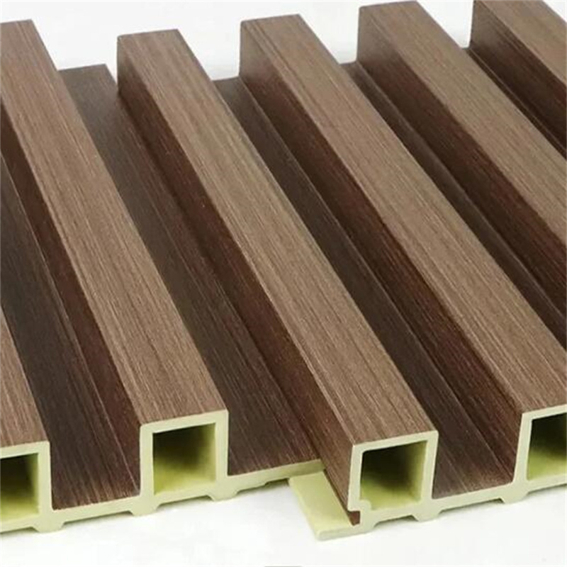 Wood Slat Outdoor Waterproof Wall Cladding Revestimiento Exterior Wpc Panel