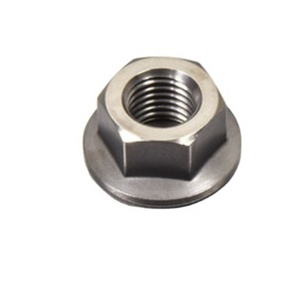 Titanium Bolt Nut Screw Bolts And Nuts Suppliers Zinc Plated Titanium hex flange Nut Bolts DIN6923