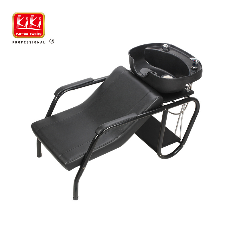 KIKI NEWGAIN WMARK Wholesale Washing Salon Shampoo Chair Beauty Barber Salon Furniture Shampoo Bed