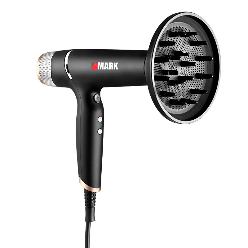 WMARK Professional  Barber Salon 11000 RPM Ultra Light 3 Speed OXY Active Hair Styler Brushless Hair Dryer