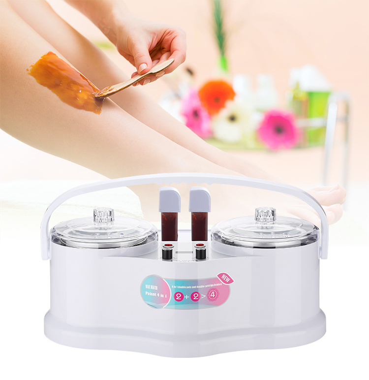 KIKI NEW GAIN Large Size Chauffe Cire Calentador de Cera Double Warmer Hair Remover Wax Heater For Beauty Salon