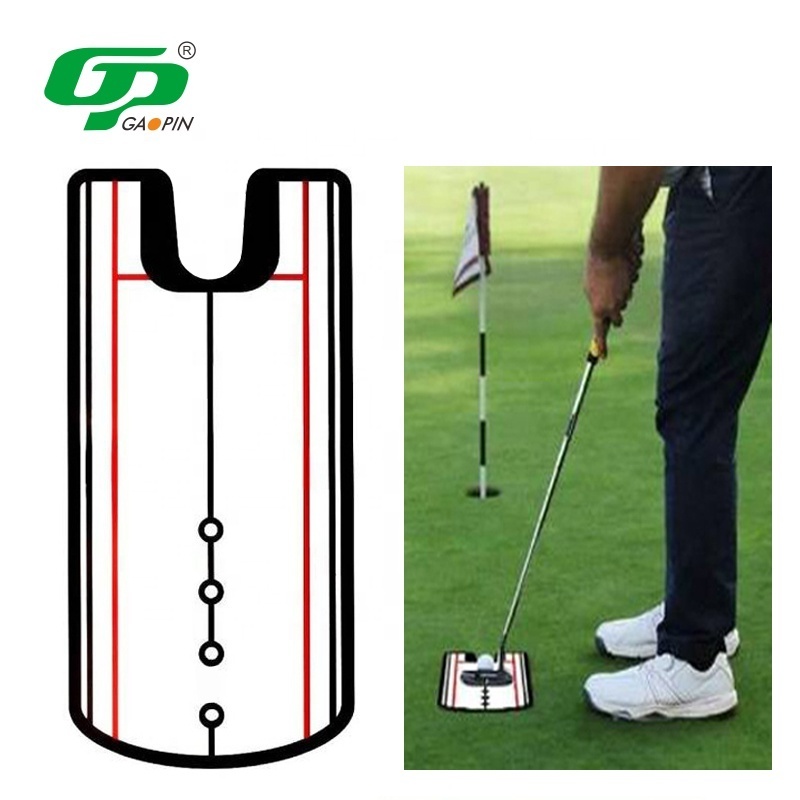 Hot Selling Outdoor Indoor Golf Practice Personal Swing Trainer Golf Training Aids Golf Putting Alignment Mirror