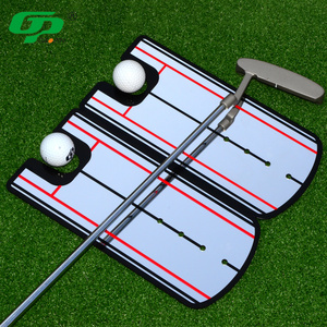 Hot Selling Outdoor Indoor Golf Practice Personal Swing Trainer Golf Training Aids Golf Putting Alignment Mirror