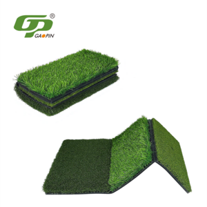 Hot Selling Folding Golf Swing Mat Practice 3 in 1 Turf Golf Hitting Mat for Chipping Driving Swing Ideal for Indoor or Outdoor