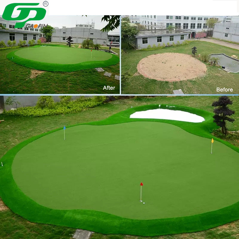 Hot Selling Large Custom Putting Green Synthetic Turf Outdoor Backyard Golf Course Artificial Putting Green Long Short Grass