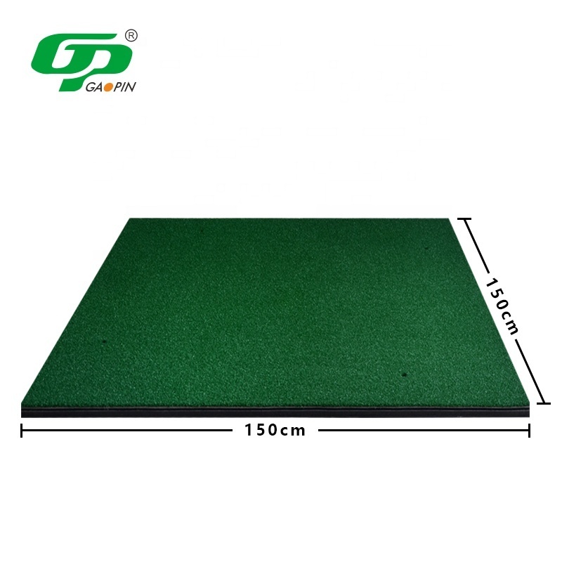 Wholesale Professional  Rubber Golf Hitting Mat Driving Range Backyard Practice Real Feel Turf Golf Mat For Swing Training