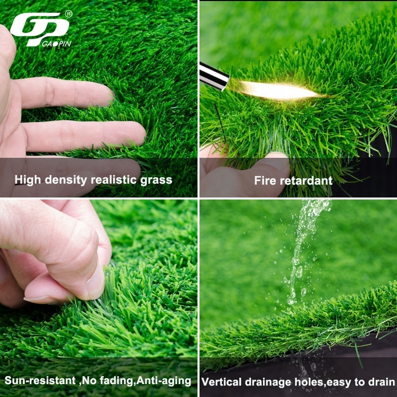 Factory Hot Sales Grass Carpet Artificial Outdoor Indoor Golf Artificial Grass For Garden Patio Balcony Backyard