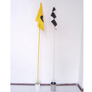 Customized Golf Putting Green Flag with Pole and Hole Cup