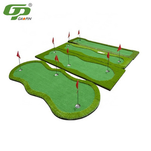 OEM Golf Green Collection Outdoor Golf Putting Mat Artificial Green Grass Carpet Putting Green Practicing Home Use