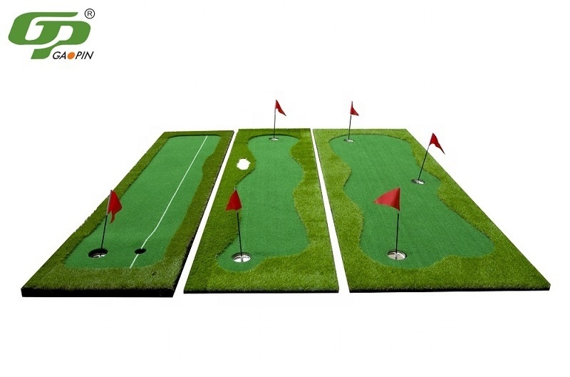 OEM Golf Green Collection Outdoor Golf Putting Mat Artificial Green Grass Carpet Putting Green Practicing Home Use