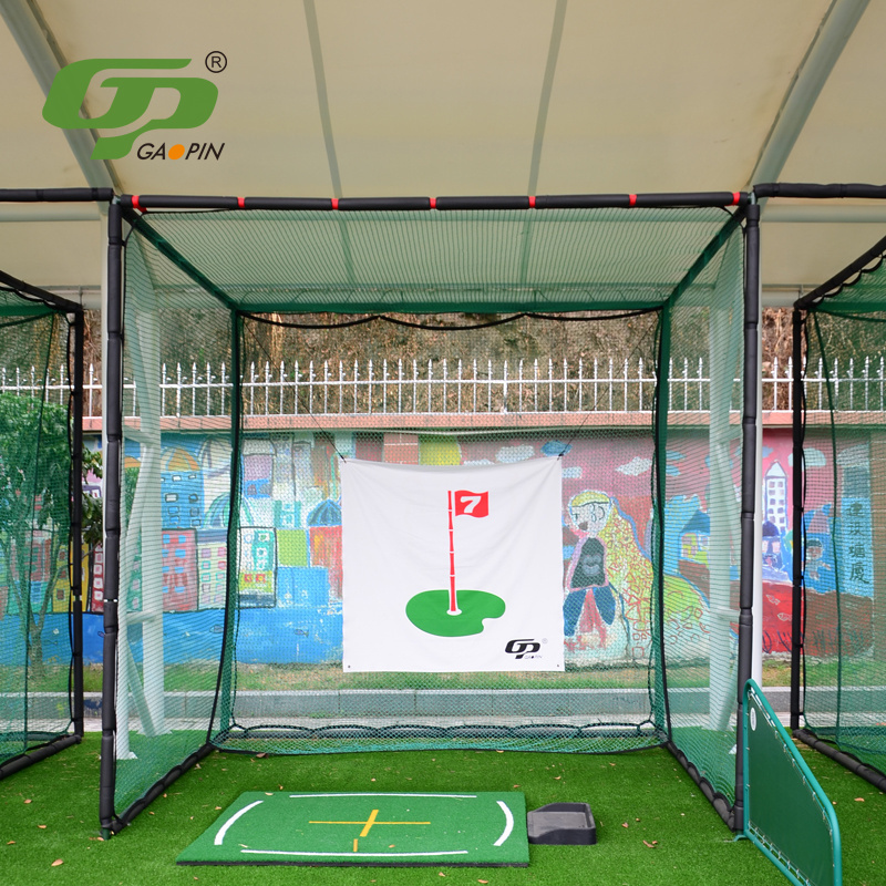 Factory Supply Portable Chipping Practice Net Golf Driving Range Equipment Golf Hitting Cage