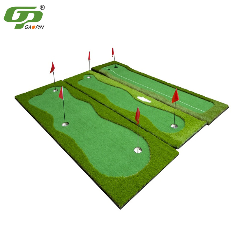 OEM Golf Green Collection Outdoor Golf Putting Mat Artificial Green Grass Carpet Putting Green Practicing Home Use