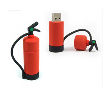 special design usb wholesale cute pvc fire extinguisher usb stick 16gb Gift flash drive pvc USB Pendrive