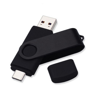 Hot Sales Rotatable smart Type-C OTG usb flash drive 64G 32G 16G 8G 4G pen drive Thumb drives memory stick android otg usb key