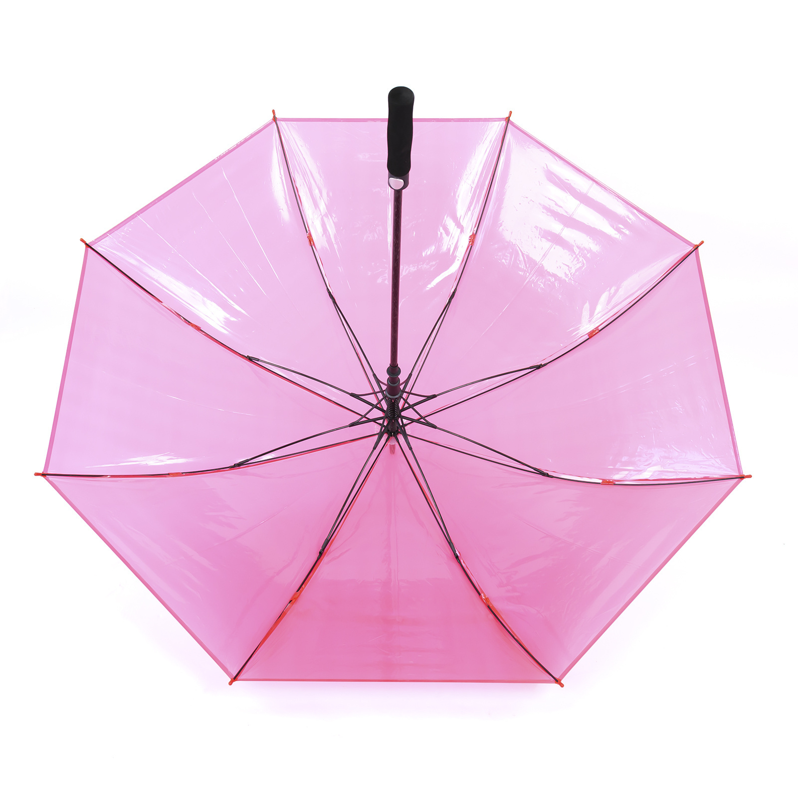 Latest big golf umbrella clear transparent clear bubble umbrella parapluie red umbrella wholesale