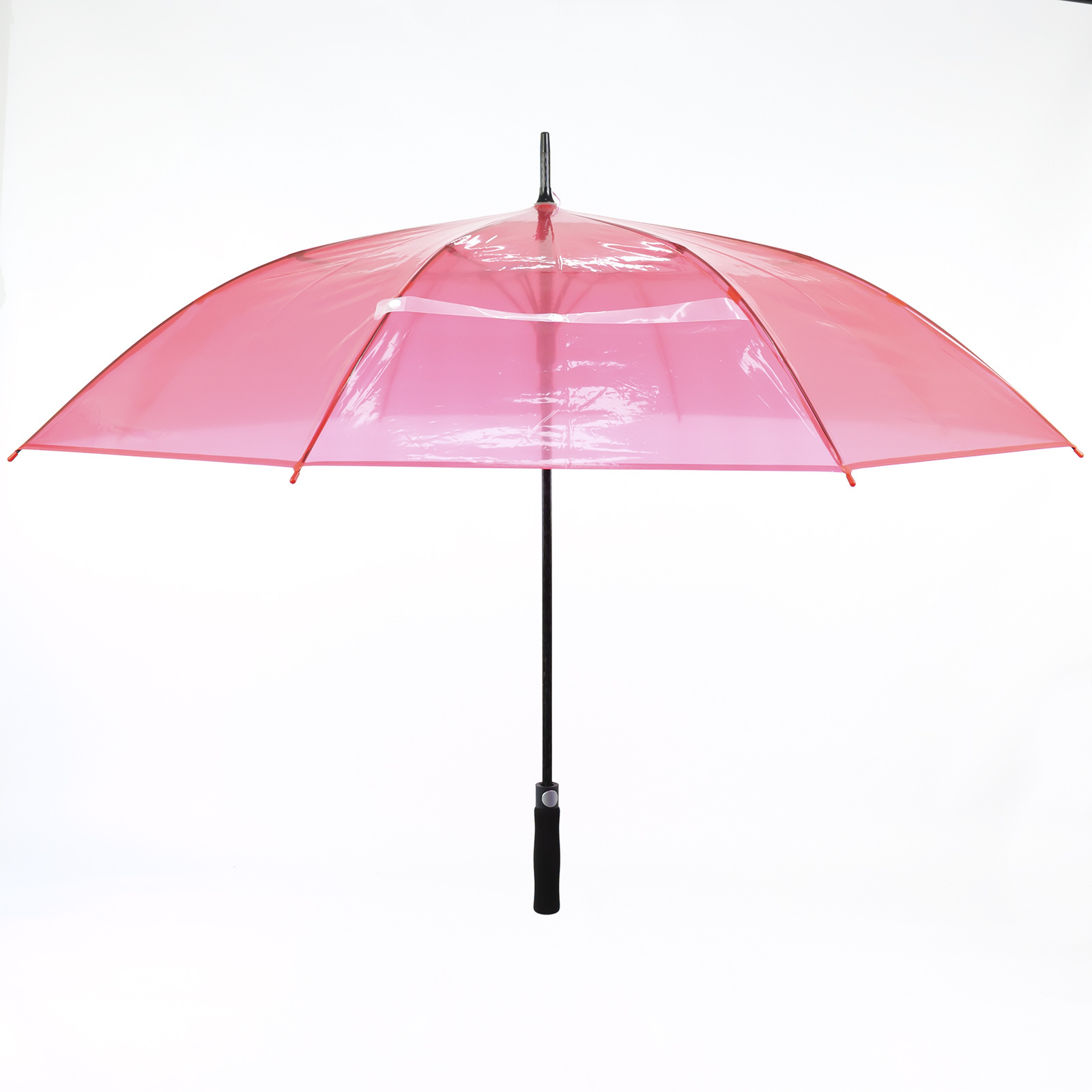 Latest big golf umbrella clear transparent clear bubble umbrella parapluie red umbrella wholesale