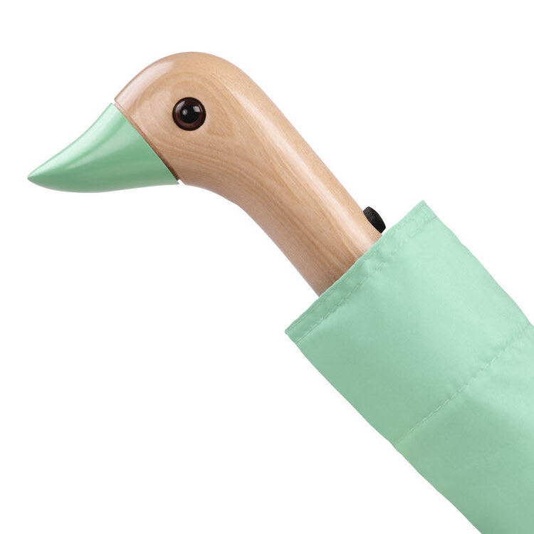 Popular Eco Friendly 3 folding Lovely Fancy Multi-color Animal Bird Duck Handle Umbrella for Supermarket