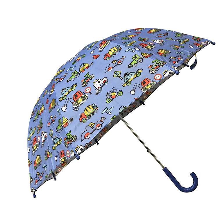 Paraguas infantil oem cute design auto opening for kids children straight umbrella