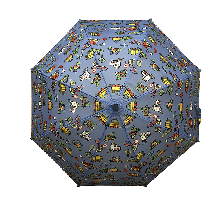 Paraguas infantil oem cute design auto opening for kids children straight umbrella