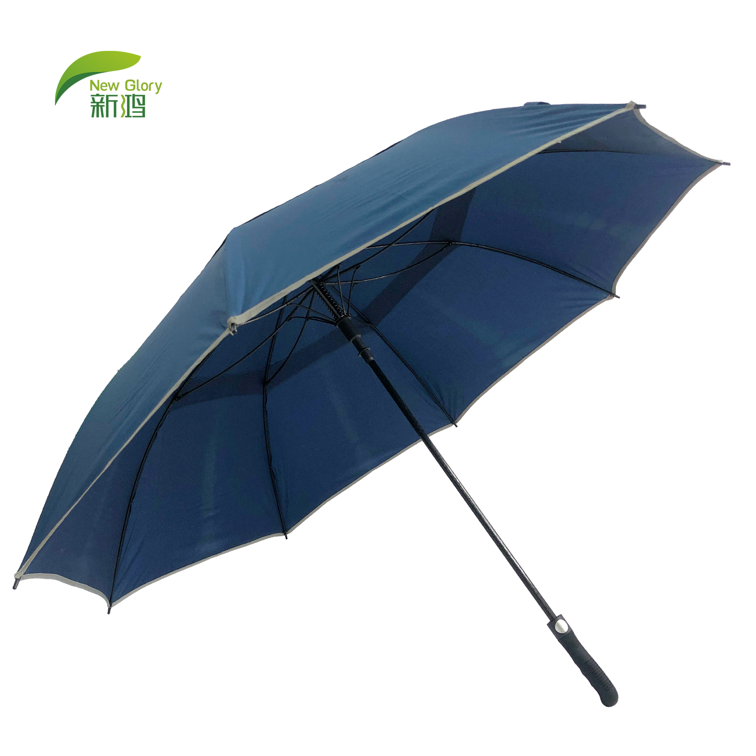 Nice umbrella windproof automatic reflector smart umbrella plain automatic open golf umbrella