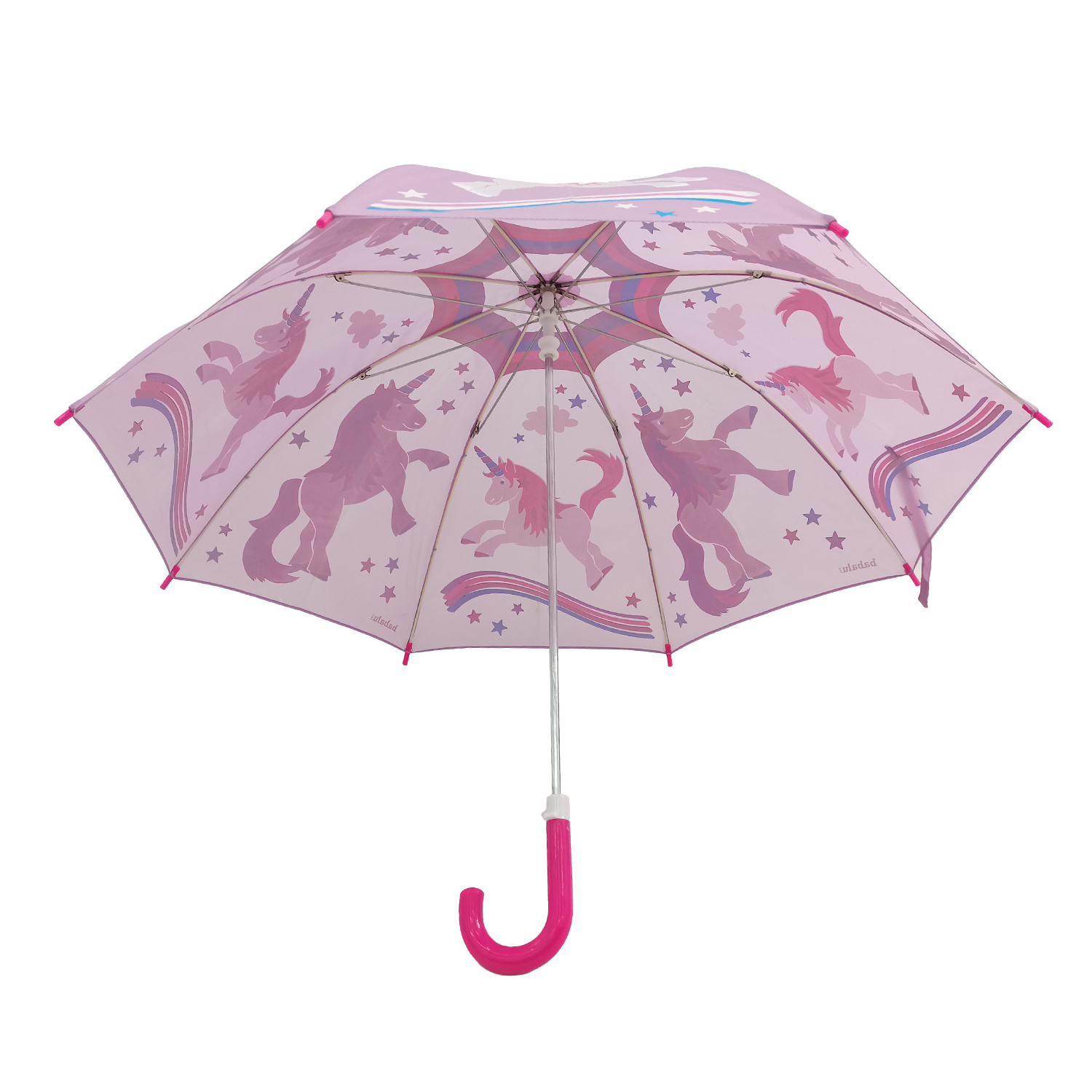 Kids Umbrella Kids Picnic Umbrellas Unicorn Parapluie Pink Hot Sale 3d Customized Available Manual Welcom OEM Magic Change Color