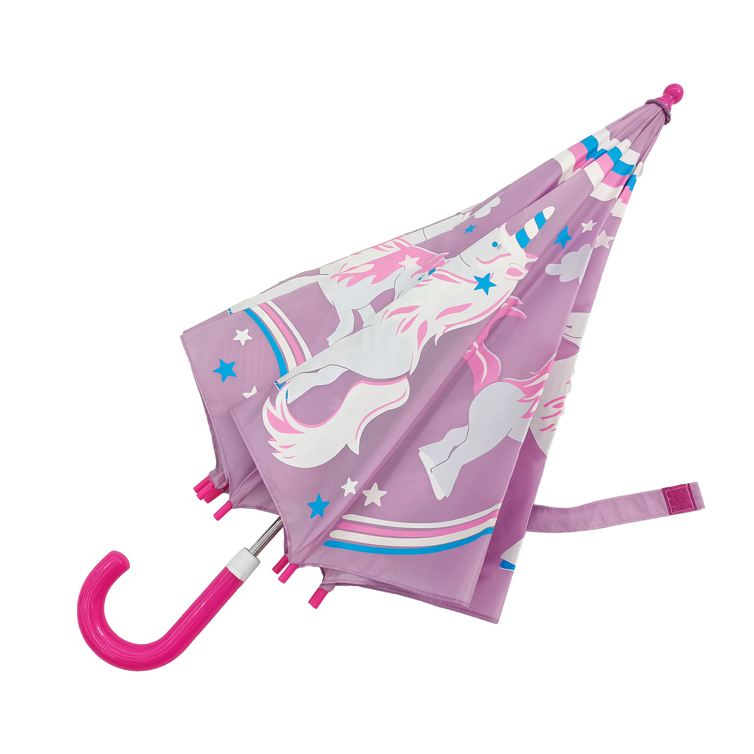 Kids Umbrella Kids Picnic Umbrellas Unicorn Parapluie Pink Hot Sale 3d Customized Available Manual Welcom OEM Magic Change Color