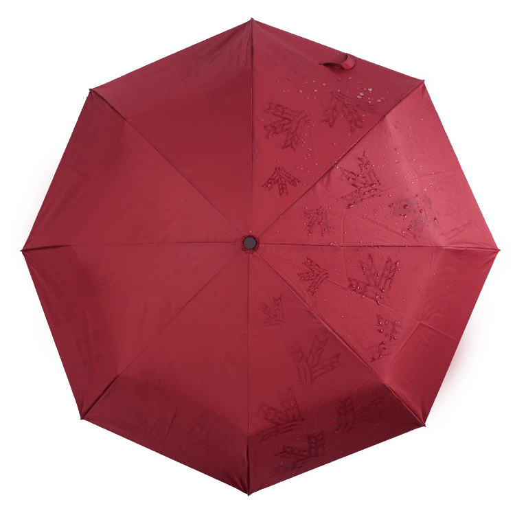 OEM 21inch watermark umbrella met water bloom umbrella manual folding umbrellas