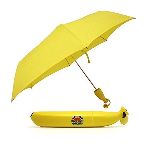 Promotion Print Banana Shaped Folding Umbrella