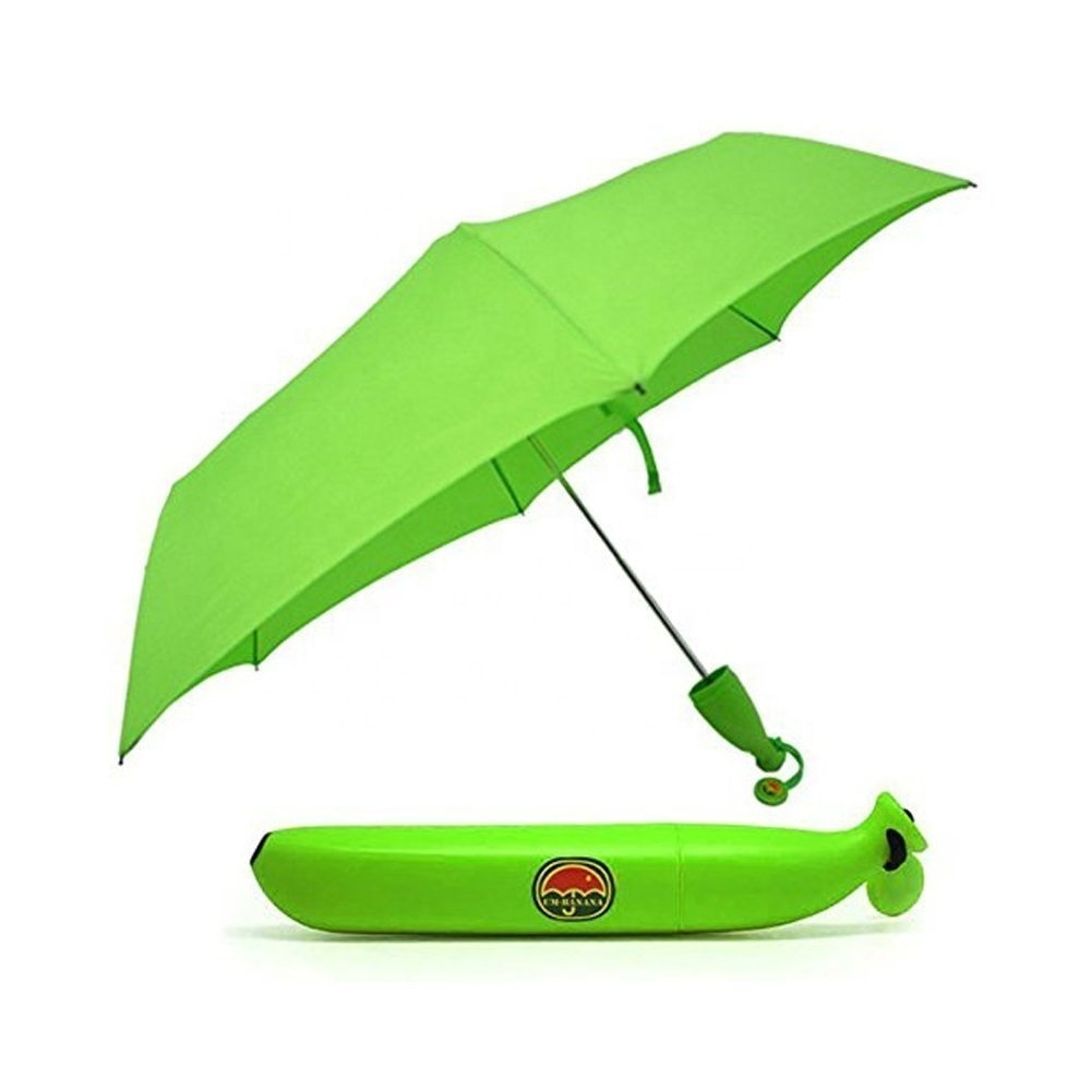 Promotion Print Banana Shaped Folding Umbrella