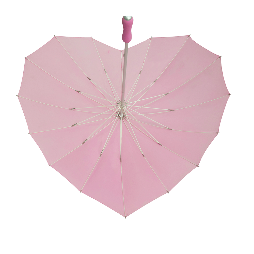 Top quality customized chinese umbrella fashion special heart shaped paraguas unilever umbrella